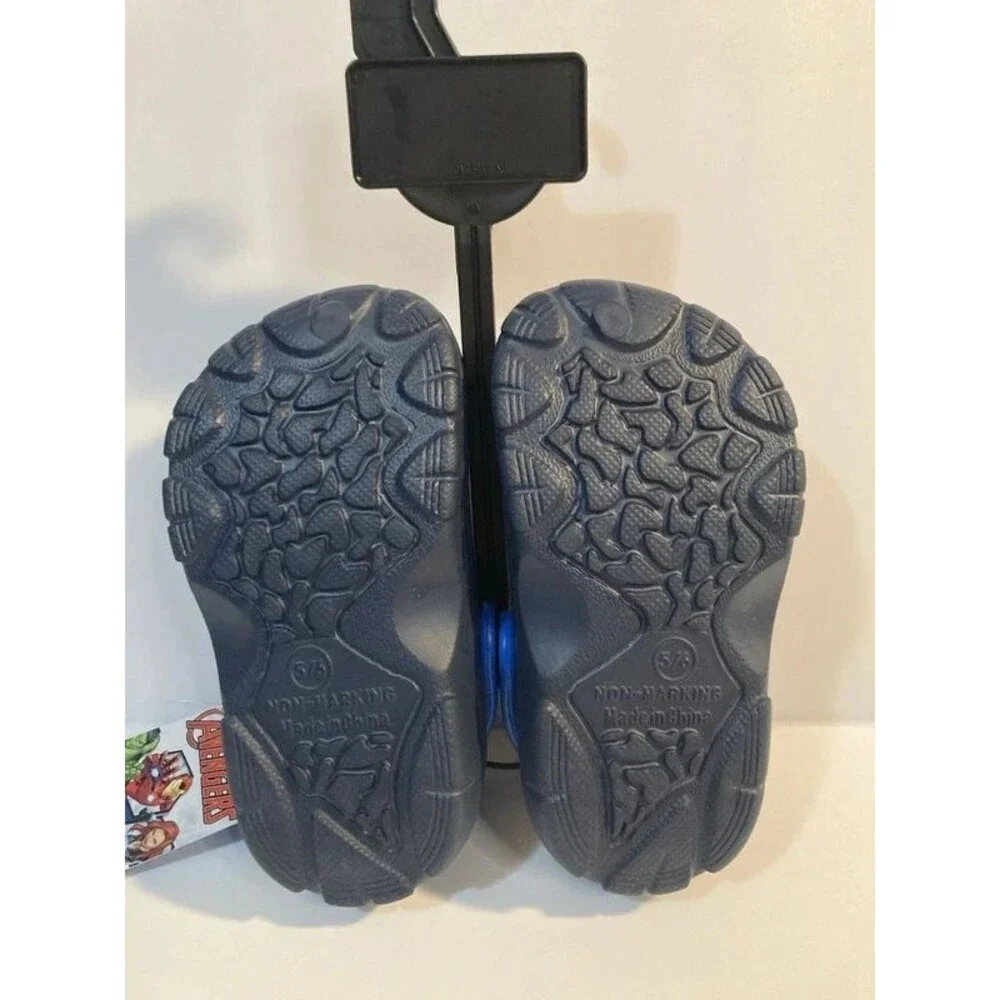 Marvel Avengers Toddler Boys Navy Captain America Clog Style Size 5/6
